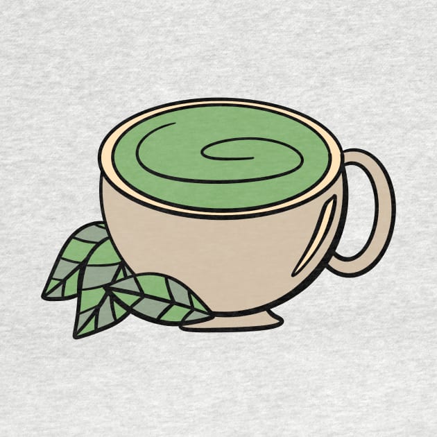 Matcha Tea by Kelly Louise Art